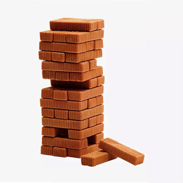 El jenga más pequeño del mundo