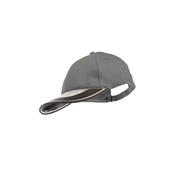 La gorra en color gris