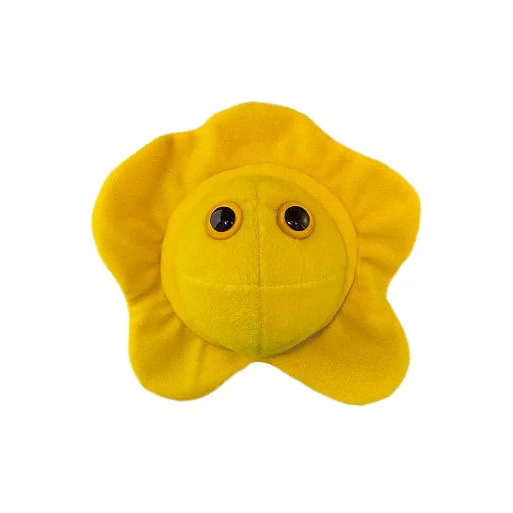 Detalle del Peluche Herpes