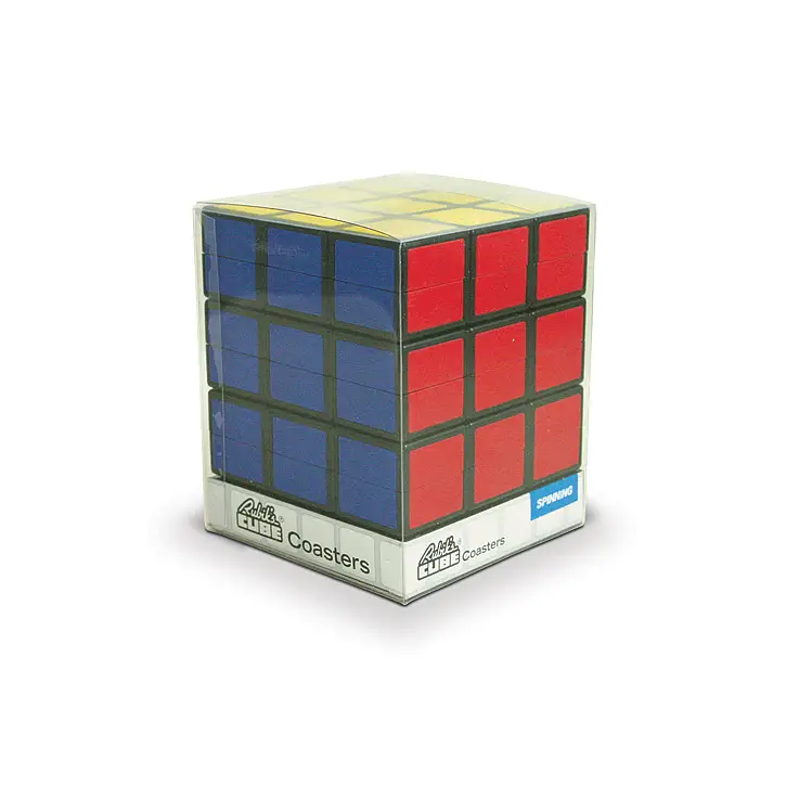 Cuando están apilados recrean un cubo de Rubik