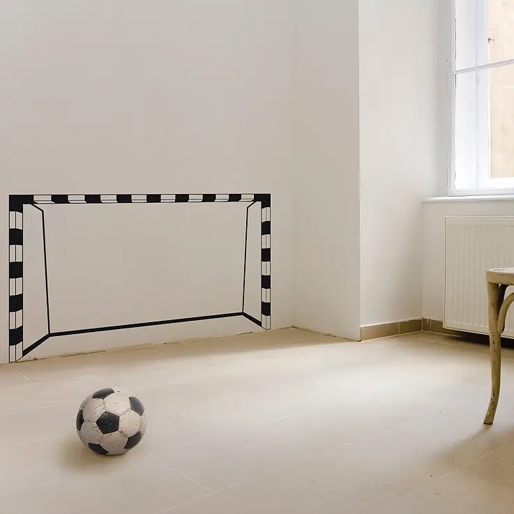 Un campo de fútbol en casa