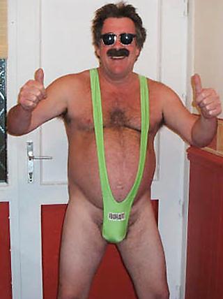 Disfraz de Borat Mankini para hombre