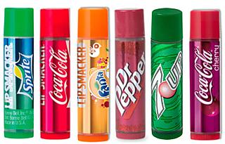 The line of soft-drink flavored lip gloss: Sprite, Coca-Cola, Fanta, Dr. Pepper and 7Up