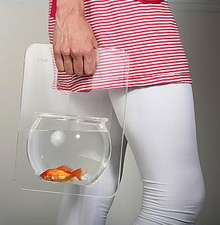 Take your goldfish for a walk. He would do the same for you
